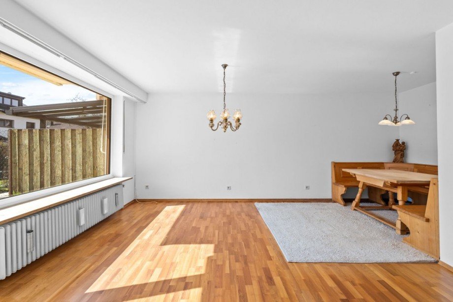 Wohnzimmerbereich, ideal f�r Sofalandschaft Reihenmittelhaus Donaustauf