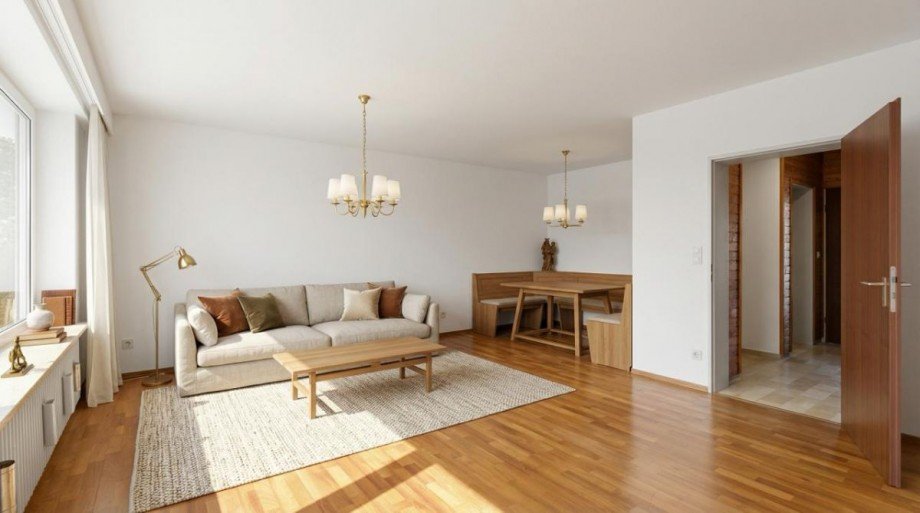 Inspiration: Wohnraumgestaltung mit harmonischem Design Reihenmittelhaus Donaustauf