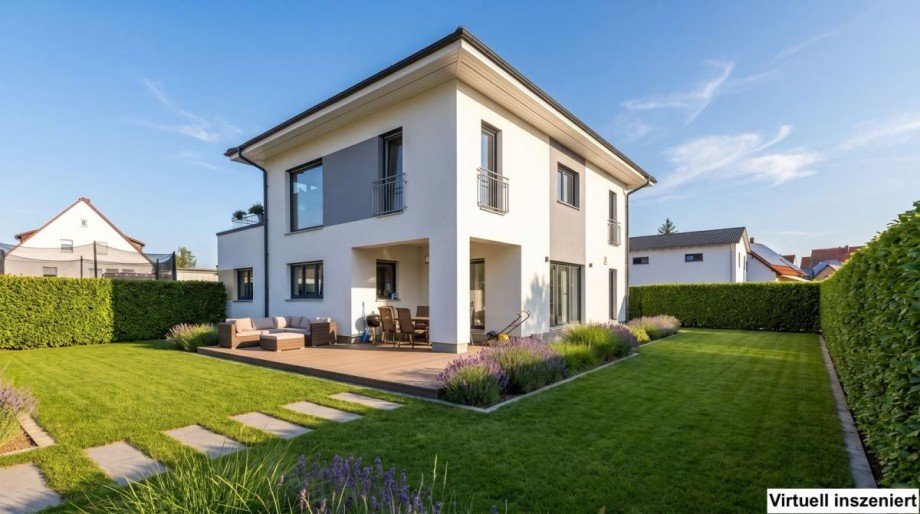 Inspiration f�r die Gartengestaltung (Visualisierung) Einfamilienhaus Grafenw�hr